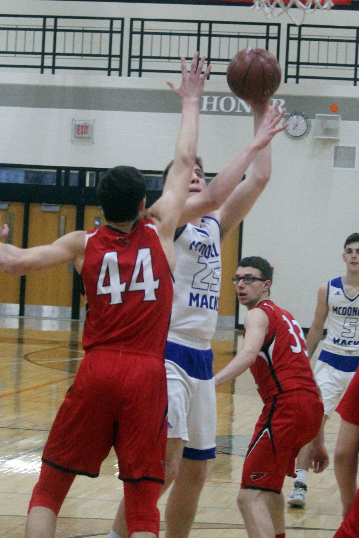 McDonell vs Thorp boys basketball at Osseo 3-12-20